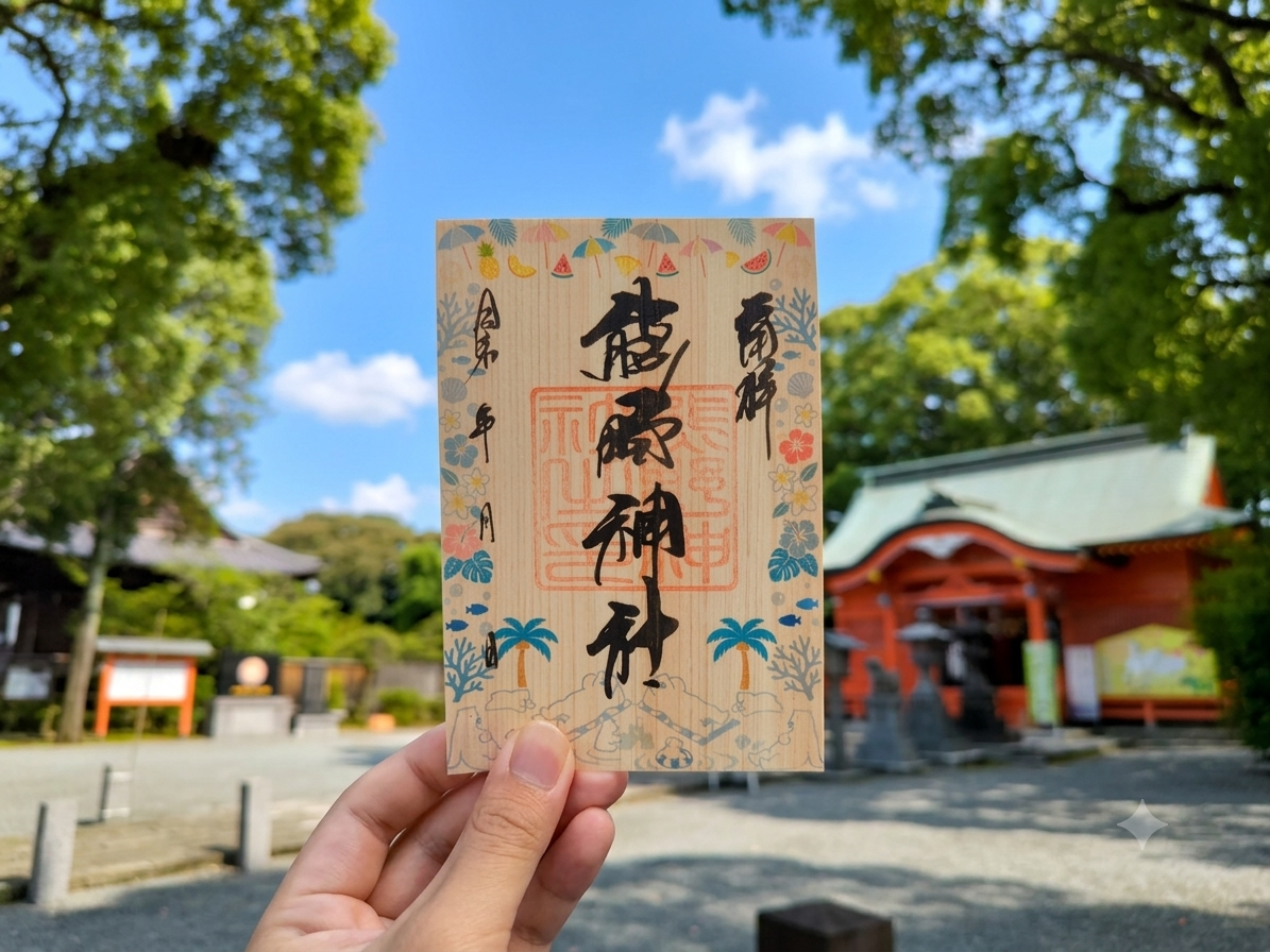 7月の御木の国御朱印「シロクマの夏休み」