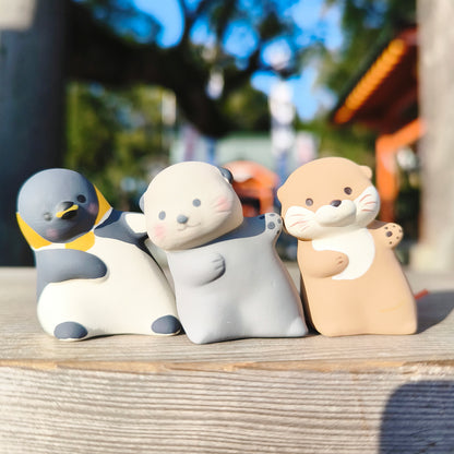 Winter Peek-a-boo Animal Omikuji