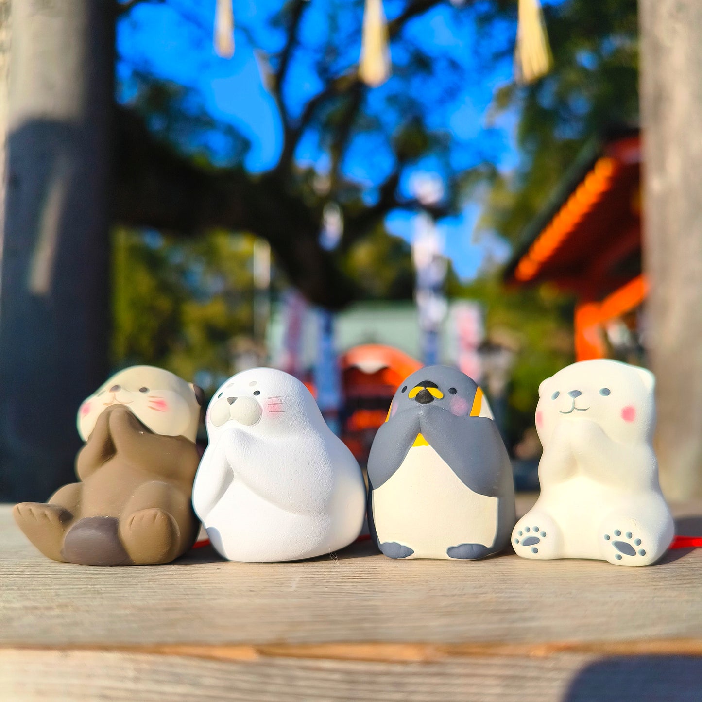 Winter Animal Prayer Omikuji